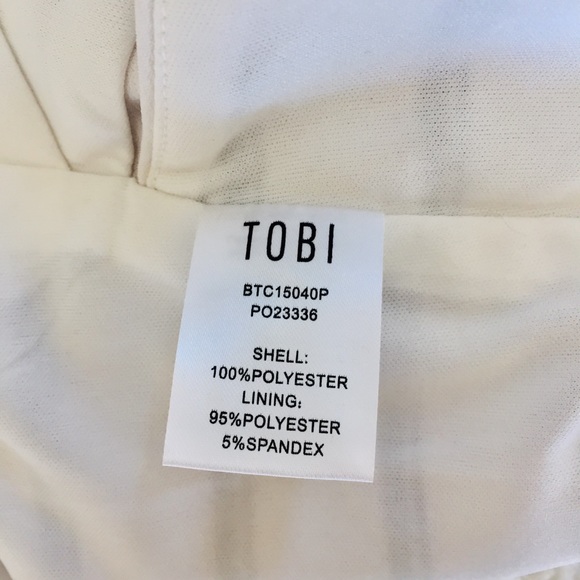 Tobi Strapless Striped Crop Top - Picture 6 of 6